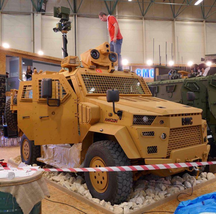 <p>LAZER SİLAH SİSTEMİ</p>

<p>ACAR radar ve EO sistemleri entegre edilmiş BMC-Vuran</p>

