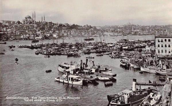 <p>Karaköy'den Süleymaniye ve Yavuz Selim'e bakış (1910'lu yıllar?)</p>

<ul>
</ul>
