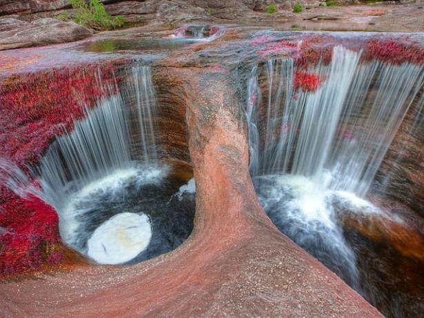 <p>İşte d&uuml;nyanın en g&uuml;zel nehri Kolombiya'nın Sierra de la Macarena b&ouml;lgesinde bulunan, "5 Rengin Nehri" olarak bahsedilen Cano Cristales Nehri, "cennete doğru ilerleyen nehir" ve "d&uuml;nyanın en g&uuml;zel nehri" olarak da tanımlanır.</p>
