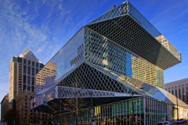 <p>Seattle Central Library (Seattle)</p>

<p> </p>
