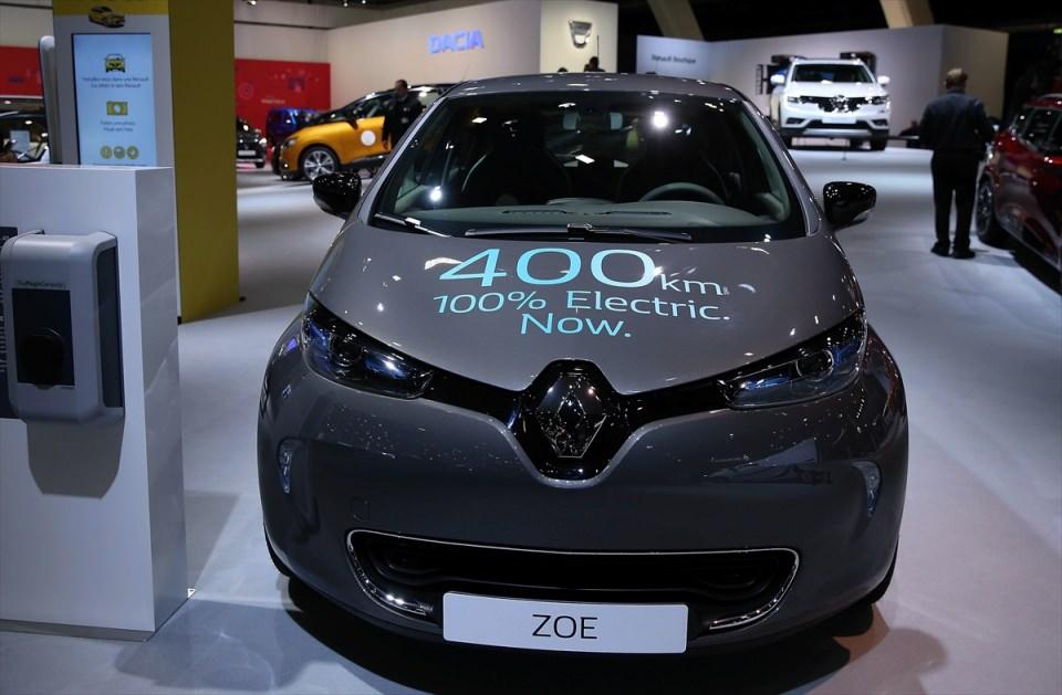 <p>Renault'un elektrikli Zoe</p>
