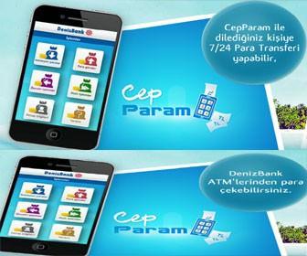 Denizbank, SMS'le bayram kredisi veriyor ... Denizbank müşterileri kampanya ile birlikte Ramazan ayı ve bayram ihtiyaçlarını DenizBank'tan SMS ile karşılayabilecekler. Kampanya masrafsız. Müşteriler, 3280'e kısa mesaj olarak göndererek, internet sitemizden sadece TC kimlik numarası ile kredi başvurusunda bulunabiliyorlar. Facebook ve Twitter üzerinden ise, Ramazan'a özel 1.000 TL ekstra avantaj sağlayarak kredilerden faydalanabiliyorlar. Kredi başvuru sonuçları 5 dakika içerisinde cep telefonuna gelen SMS ile öğreniliyor ve aynı gün içinde kredi DenizBank şubelerinden alınabiliniyor. Bayramda da, kolay ve hızlı başvuru süreci ve Her Derde Deva Kredi seçenekleri ile tüketicilerin yanında olmayı hedefleyen banka, Ramazan ayı boyunca Deniz Bonus ile 14 Temmuz - 18 Ağustos 2012 tarihleri arasında farklı günlerde ve tek seferde Bonus Üye İşyeri olan market veya akaryakıt sektörlerinde ikinci 100 TL harcamaya 5 TL, üçüncü 100 TL harcamaya 5 TL, dördüncü 100 TL harcamaya 5 TL, beşinci 100 TL harcamaya 35 TL, toplamda 50 TL bonus hediye edecek.. Ayrıca, Ramazan ayı boyunca DenizBank Banka Kartı ile yapılacak gıda ve market alışverişlerinde kuruşlar müşterilerin hesabına iade edilece. Örneğin 15,57 TL tutarında bir işlem yapılması durumunda hesaba 0,57 kuruş; 60,99 TL tutarında bir işlem yapılması durumunda hesaba 0,99 kuruş iade edilecek olup toplam 30 TL'ye kadar iade yapılacak.