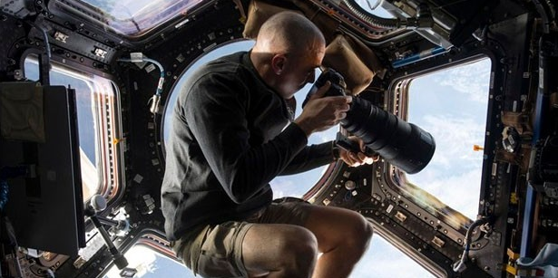 <p>Chris Cassidy uzay istasyonunda.</p>