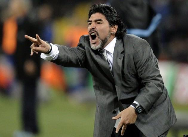 <p>DIEGO ARMANDO MARADONA</p>