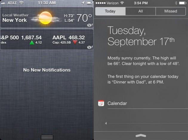 <p>Zaman bildirimlerini görüntüleme ekranı</p>