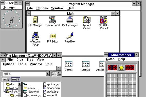 <p><strong>Windows 3.1</strong><br />CD-ROM'da satılan ilk Windows olma özelliğini taşıyan bu sürüm Mart 1992'de çıktı.</p>