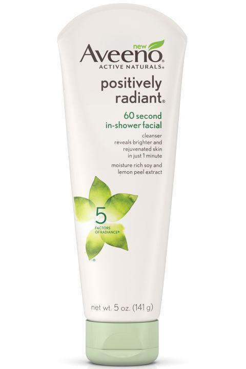 <p>Aveeno Positively Radiant 60 Second In-Shower Facial <strong>(yüz kremi)</strong></p>