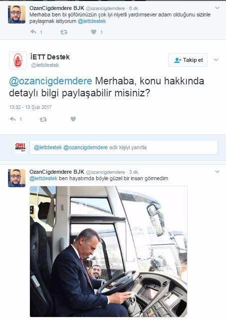 <p>Bir taraftar da Fikret Orman'ın fotoğrafını kullanarak İETT desteğe başvurdu.</p>
