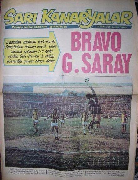<p>Fenerbahçelilerin Gazetesi sarı kanaryalar'dan; Bravo Galatasaray</p>