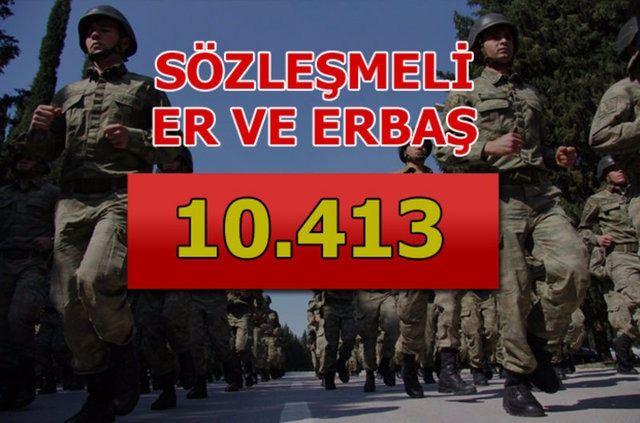 <p>Sözleşmeli Er ve Erbaşlarda Mart ayında artış oldu. Bir önceki ayda bu sayı 10 bin 390'dı.</p>
<p> </p>