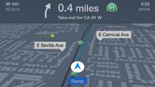 <p><strong>Harita uygulamasında gece modu</strong><br />Gece otomobil kullanırken harita uygulamasına ihtiyaç duydunuz. Ancak iPhonuzun ekran ışığı gözünüzü olabilir. iOS 7 ile bu durumu ortadan kalktı.</p>
<p>Artık harita platformu daha koyu bir arabirime sahip olabiliyor. Üstelik bunu iOS aygıtınızda yerleşik olan ortam ışığı sensöründen yararlanarak otomatik olarak yapıyor.</p>