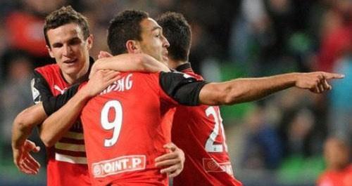 zirveyi ise 6 golle Rennes'te forma giyen milli oyuncumuz Mevlüt Erdinç takip ediyor.