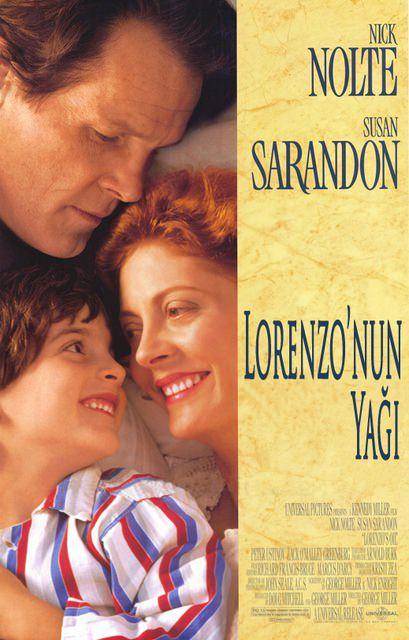 <p><strong>Lorenzo'nun Yağı</strong></p>
<p>Gerçek bir yaşam hikayesi olan 1992 yapımı bu filmin yönetmeni George Miller. Başrollerde ise Susan Sarandon ve Nick Nolte var. Augusto Odone ve Michaela Odone adlı anne-babanın, amansız bir hastalık olan ADL'ye yakalanan oğulları Lorenzo Odone'yi ölümden kurtarmak için olağanüstü çabalarını anlatan film, umuda ihtiyaç duyduğunuz anlarda size iyi gelebilir. Ama mendillerinizi hazırlamayı unutmayın</p>