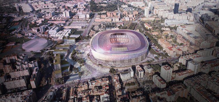 <p>Barcelona futbol takımı sezona devam ederken bölüm bölüm yenilenmesi planlanan Camp Nou için inşaat şirketleriyle görüşmeler sürüyor.</p>
