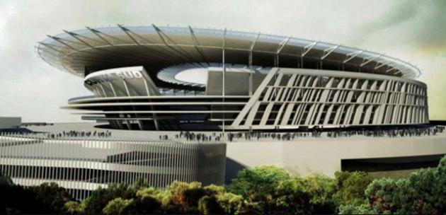<p>Roma, kulüp başkanı James Pallotta ve Roma Belediye Başkanı Ignazio Marino'nun katıldığı törenle taraftarlarına yeni stat projesinin tanıttı.</p>