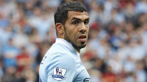 17. Carlos Tevez - Manchester City