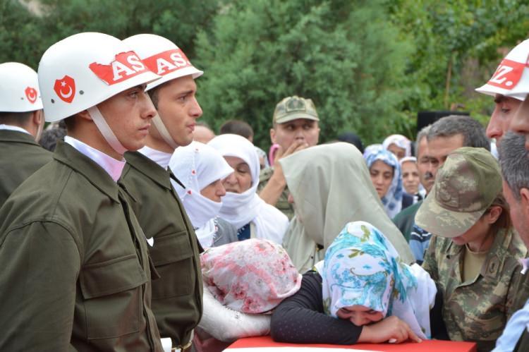 <p><strong>Dün oğlu doğan şehit bugün toprağa verildi</strong></p>

<p><br />
İstanbul’da bir yük gemisiyle çarpışarak alabora olan Sahil Güvenlik botunda şehit düşen Astsubay Üstçavuş Yavuz Gökhan Şahin, Çanakkale’de toprağa verildi. Şehit Astsubayın dün ise GATA’da oğlu dünyaya geldi.</p>
