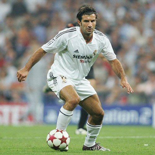 Luis Figo   Oynadığı takımlar: Barcelona-Real Madrid 