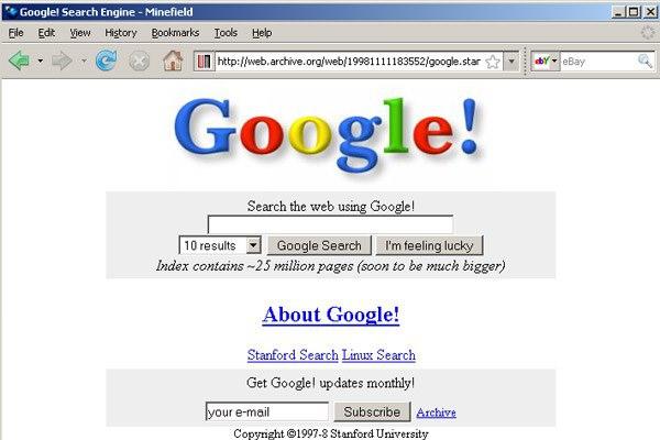 <p>1998</p>
<p>Google kuruldu.</p>