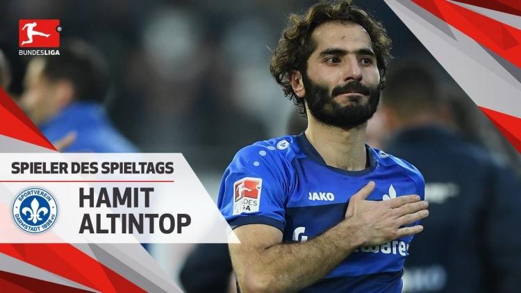 <p>Galatasaray'dan ayrılarak Darmstadt 98'e transfer olan Hamit Altıntop, Borussia Dortmund maçındaki performansının ardından Bundesliga'da 20. haftanın en iyi futbolcusu seçildi.</p>

