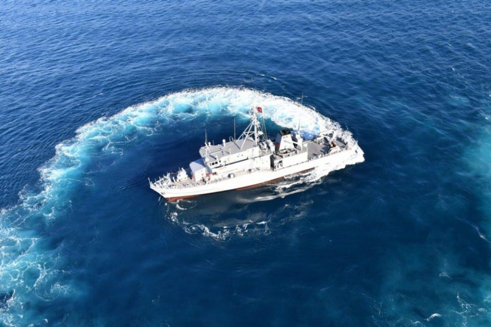 <p>NATO Daimi Mayın Karşı Tedbirleri Görev Grubu-2’de yer alan Türkiye, Yunanistan ve Almanya’ya ait mayın gemileri ile Bulgaristan, Romanya ve İspanya’dan mayın gemileri,</p>