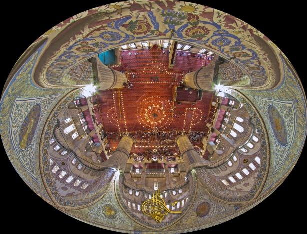 <p>Sultanahmet Cami Kubbe den 1609-1616</p>
