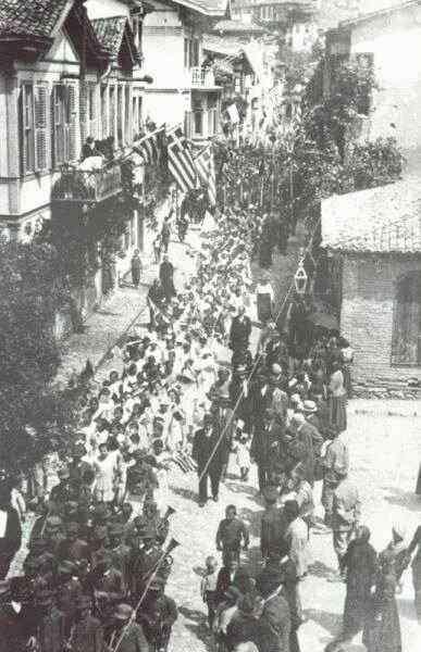 <p>Yunan Ordusunun Bandırma'ya girişi</p>