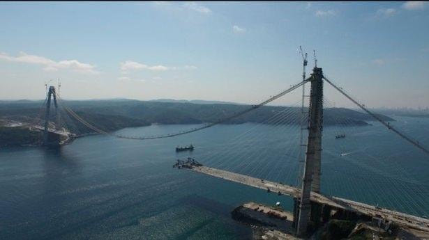 <p><strong>ANA KABLO 122 İNCE ÇELİK KABLODAN OLUŞUYOR</strong><br />
Yavuz Sultan Selim adı verilecek 3'üncü Boğaz Köprüsü'nde çalışmalar hızla sürüyor. </p>

