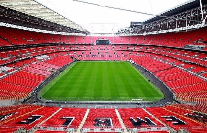 <p>Wembley Stadium 90,000<br />
<br />
London, England</p>

