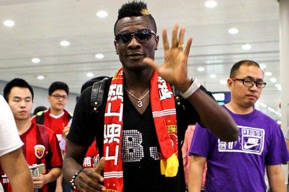 <p>6- Gyan (Shanghai SIPG): €14.8m</p>
