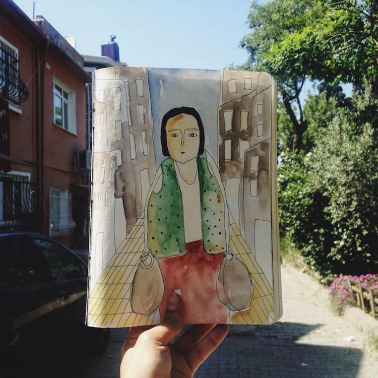 <p>"Sevim Abla elleri dolu alışverişten döner."</p>