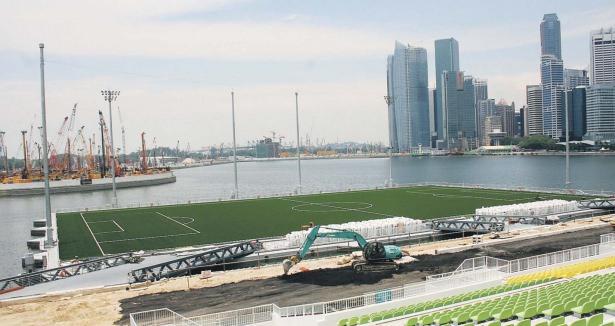 <p>97. The Float, Marina Bay, Singapur</p>

<p> </p>
