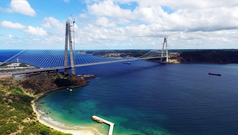 <p>Yavuz Sultan Selim Köprüsü, 26 Ağustos’ta düzenlenecek törenle hizmete giriyor. Açılışına sayılı günler kala üçüncü köprüde son hazırlıklar yapıyor.</p>

<p> </p>
