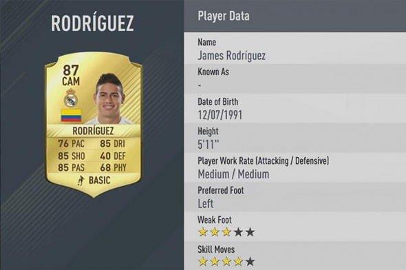 <p>James Rodriguez - Real Madrid</p>
