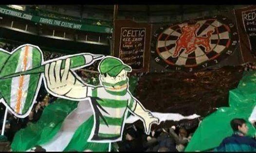 <p>Celtic taraftarları, UEFA Avrupa Ligi'nde karşılaştıkları Salzburg maçında bu koreografiye imza attılar.</p>
