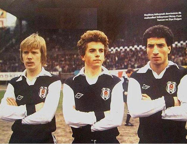 <p>1981-82 | Süleyman Oktay, Fuat Yaman, Ziya Doğan (Beşiktaş)</p>

