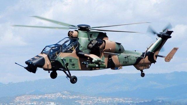 <p>1)Yakın hava desteği görevleri için 76 adede kadar 70 mm güdümlü/güdümsüz roketler ve 500 adet mühimmat kapasiteli 20 mm top ile donatılmış T129A</p>

<p> </p>
