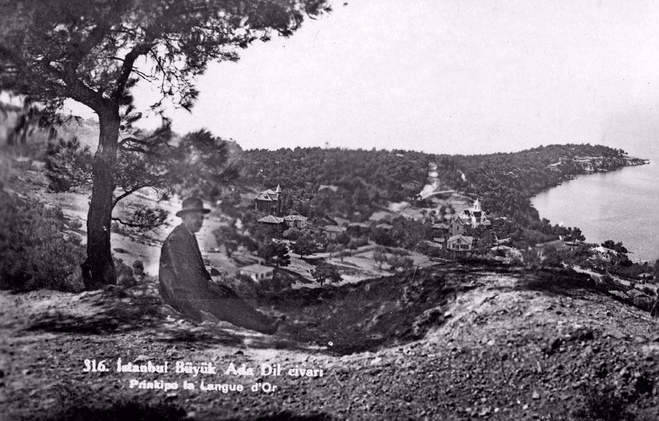 <p>Büyükada İstanbul Dil civarı / 1916</p>