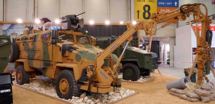<p>EYP'ler için robot kol entegre edilmiş Kirpi</p>
