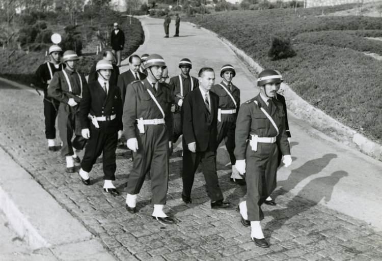 <p>Hasan Polatkan sorguya götürülürken.</p>