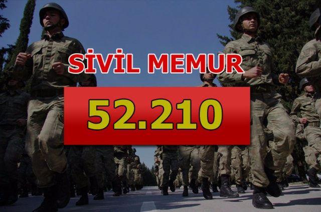 <p>Sivil personel sayısında Mart ayından düşüş oldu. Bir önceki ay 52 bin 394 personel vardı.</p>
<p> </p>