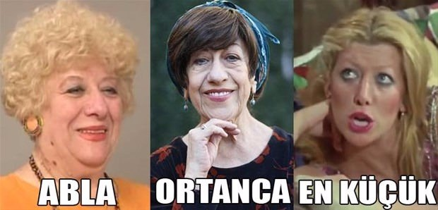 <p>Ayten Erman - Ayşen Gruda - Ayben Erman</p>