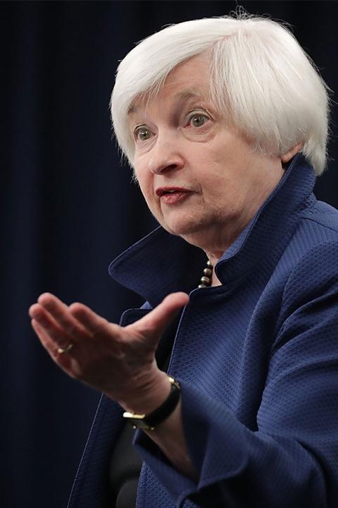 <p><strong>Janet Yellen</strong></p>

<p>Federal Reserve'in başkanı olan ilk kadın. </p>
