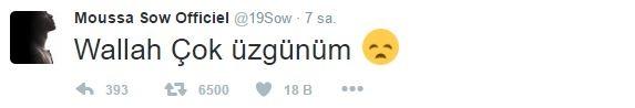 <p>Fenerbahçeli Moussa Sow: "Çok üzgünüm"</p>
