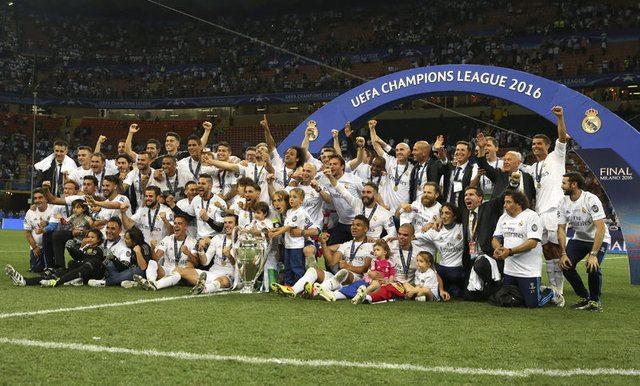 <p>Real Madrid - 613.4 milyon €</p>