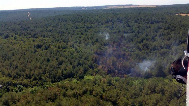 <p>ÇANAKKALE Savaşları'nın yaşandığı ve şehitliklerin bulunduğu tarihi Gelibolu Yarımadası'nda, Kabatepe Feribot İskelesi'nin yanındaki ormanlık alanda bugün öğleden sonra başlayan yangın, yakındaki ağaçlandırma sahasına sıçradı.</p>

<p> </p>
