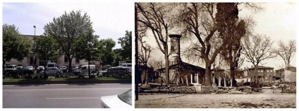 <p>Şimdi yerinde olmayan Unkapanı Revani Çelebi Camii'nin günümüzdeki yeri ve 1930'lu yıllardaki hali.</p>
