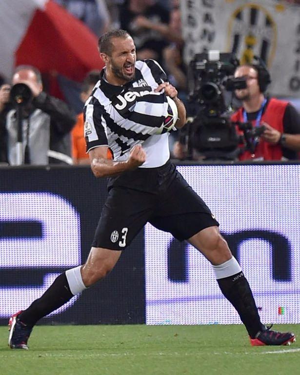 <p>71) Giorgio Chiellini<br />
Juventus</p>