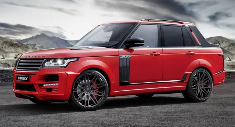 <p>Yine modifiye firması Startech, Range Rover'ı pikap haline getirmişti.</p>
