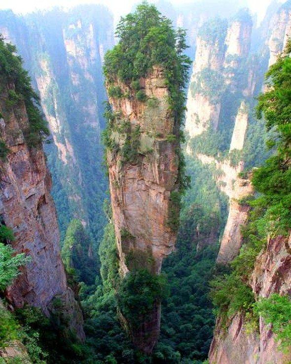 <p>Tianzi Dağları, Çin</p>
